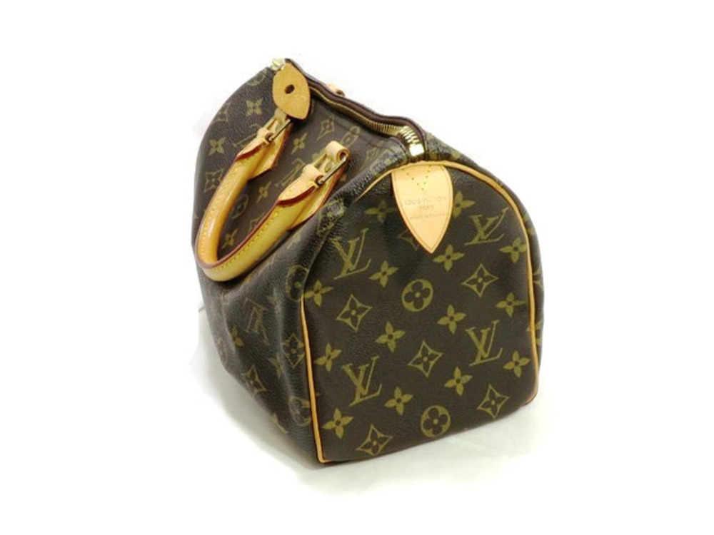Louis Vuitton Handbag Monogram Speedy Brown